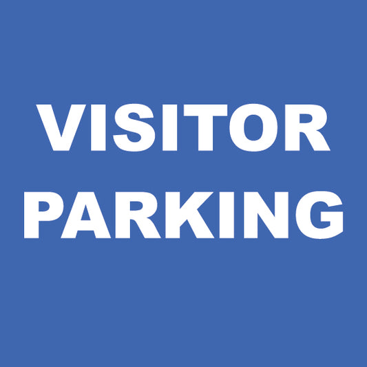 Visitor Parking Sign - 8" x 8"
