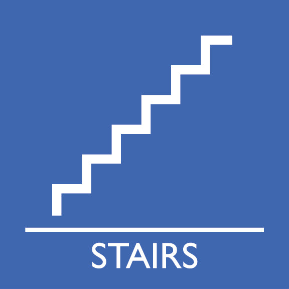 Stairs Sign - 8" x 8"