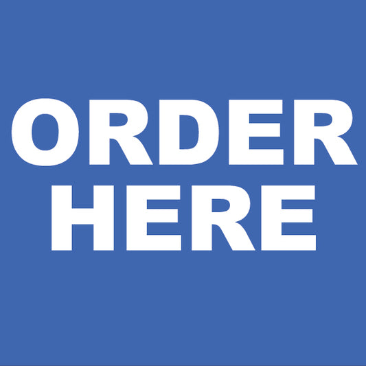 Order Here Sign - 8" x 8"