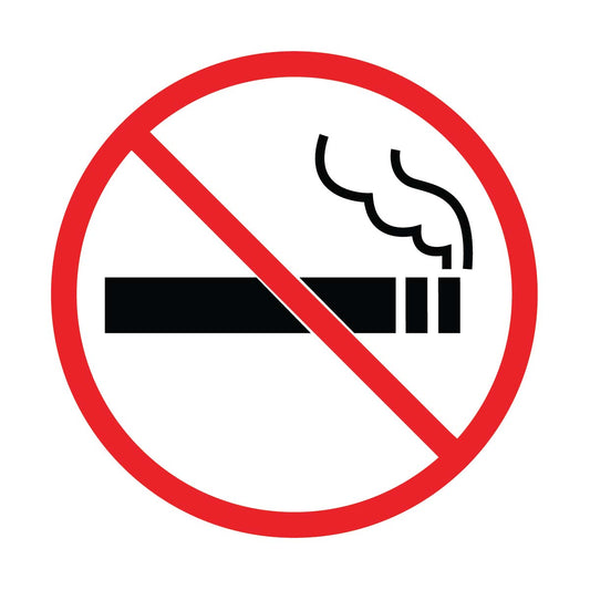 No Smoking Sign - 8" x 8"