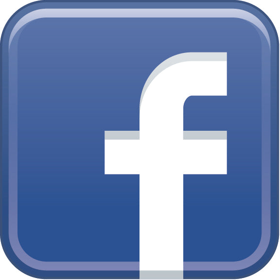 Facebook Logo Sign - 8" x 8"