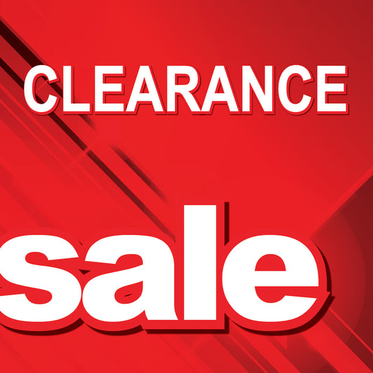 Clearance / Sale Sign 8" x 8"